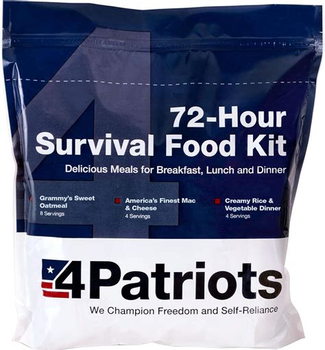 4Patriots Meat & Protein Survival Kit, Emergency Food Supply, Freeze-Dried Meat, Hearty Beans, Designed To Last 25 Years, Disaster-Resistant Packaging, 85 Servings of Vital Nutrition. 13. $17900 ($179.00/Count) Typical: $189.00. FREE delivery Feb 1 - 6. 